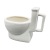 Spoof Toilet Mug Creative Sit Toilet Water Cup Large Capacity Three-Dimensional Poop Cup Toilet Cup April Fool's Day