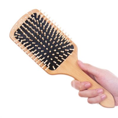 Hot Sale New Wooden Comb Theaceae Air Cushion Head Recuperation Hairdressing Wooden Comb Airbag Massage Comb in Stock Wholesale