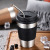 American Coffee Cup 304 Stainless Steel Mug Cup Cold Drink Straw Tumbler Business Gift Making Factory Direct Supply