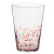 New Nordic Ins Glass Creative Hammer Patterned Cup Colorful Flower Cup Household Fruit Drink Cup