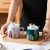 Creative Deer Mug with Cover Spoon Female Cute Ceramic Cup Good-looking Household Coffee Cup Household Water Cup