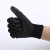Factory Direct Supply Pu Immersion Palm Cotton Gloves with Rubber Dimples White Black Pu Coated Palm Anti-Slip Industrial Electronics Factory Dust-Free Work Gloves