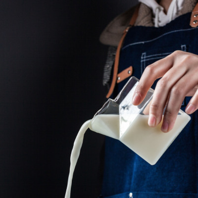 High Temperature Resistant Glass Milk Carton Creative Half Pints Fresh Milk Box Cup Nutrition Breakfast Microwaveable