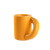 Nordic Ins Wind Net Red Big Ears Mug Crooked Handle Ceramic Thick Handle Water Cup Coffee Cup Creative Artistic Sense