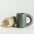 Nordic Ins Wind Net Red Big Ears Mug Crooked Handle Ceramic Thick Handle Water Cup Coffee Cup Creative Artistic Sense