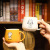 Cute Couple Coffee Mug Creative Mug Student Office Fresh Ceramic Cup Large Capacity Drinking Cup