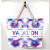 European and American Fashion Tie-Dye Series Vacation Beach Bag HD Duplex Printing Canvas Bag Large Capacity Totes