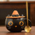 Limited Edition Xingba Feng Cup Cute Mysterious Cat Cup Halloween Pumpkin with Cover Spoon Couple Gift Mug
