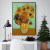 Sunflower Handmade Painting Abstract Painting Bedroom Hallway Living Room Hanging Painting Hotel KTV Decorative Painting