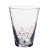 New Nordic Ins Glass Creative Hammer Patterned Cup Colorful Flower Cup Household Fruit Drink Cup