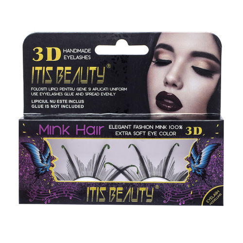 cross-border hot false eyelashes 3d european and american style halloween christmas exaggerated eyelashes one-piece delivery