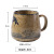 Gift Coffee Milk Hand Painted Black Tea Underglaze Porcelain Water Cup Creative Office Breakfast Mug