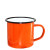 Factory Wholesale European-Style 8-9cm Thick Enamel Cup Curling Enamelled Cup Customizable Logo Gift Mug
