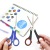 Office Supplies Scissors Household Rubber Paper Cutter Office Stationery Scissors for Students Tailor Paper Cutter