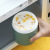 Style 304 Stainless Steel Soup Cups Student Dormitory Portable Breakfast Cup Sealed with Lid Spoon Milk Cup Printed Logo