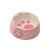 Snatched Goods Pink Cat's Paw Pet Bowl Cherry Cat Bowl Dog Basin Dog Bowl Cat Water Bowl Anti-Tumble Rice Basin