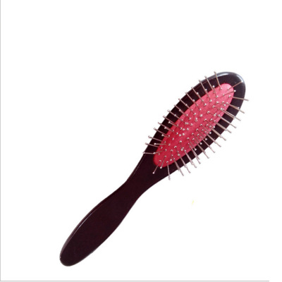 Hot Sale Factory Supply Wig Comb Wooden Comb Steel Tooth Anti-Static Wig Part Wig Gift Comb Wholesale