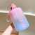 Space Bottle Water Cup Fitness Sports Enthusiasts Ton Barrels High Temperature Resistant Food Grade Plastic Cup
