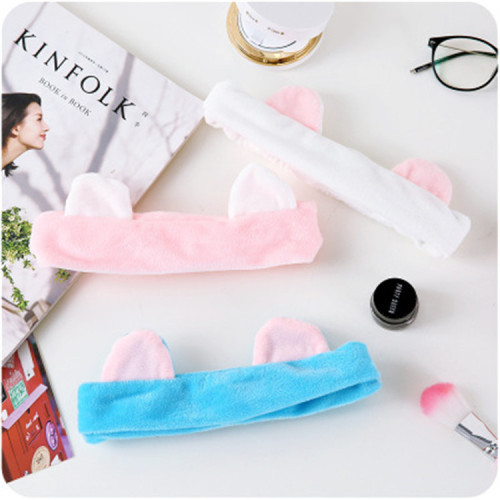 Hair Band Female Headwear Cartoon Cute Cat Ears Sports Headband Tattoo Makeup Special Hair Towel Wholesale