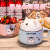 Mug Large Capacity with Lid Girl Cute Noodle Cup Bowl Ceramic Breakfast Creative Statement Cat Cartoon Office