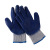 7-Pin White Raw White Yarn Latex Flat Gloves Anti-Slip Oil-Resistant Rubber Hanged Flat Rubber Working Gloves Factory Direct Supply