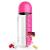Medicine Box Cup Creative Glass with Seven Days Portable Pill Box Two-in-One Outdoor Portable Water Bottle