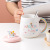 Creative Unicorn Mug Personal Influencer Water Cup With Cover Spoon Girly Heart Cute Ceramic Cup Couple Water Cup