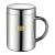 304 Stainless Steel Mug Cup DoubleLayer Insulated Household Water Cup Coffee Cup Children's Cups with Lid CrossBorder