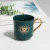 Turkish Hand-Painted Coffee Cup Tea Cup Blue Eyes Gift Box Devil's Eye Ceramic Mug