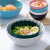Nordic Glaze Ceramic Salad Bowl Household Rice Bowl Soup Bowl Hotel Western Restaurant Dessert Bowl Creative Trending Tableware