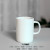 Bone-China Cup European Style Gifts Office Mug White Creative Breakfast Milk Cup Fashion Simple White Ceramic Cup