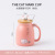 Japanese Fresh Cartoon Cat Mug Household Cute Ceramic Cup With Cover Spoon Office Men And Women Couple Water Cup