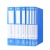 A4 Blue Folder File Folder Single Clip Double Clip Plastic File Folders Office Clear Book