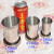 Travel Stainless Steel Folding Cup Adjustable Cup Mouthwash Three Cups SixSection Cup FourSection Cup with Key Ring