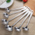 Kitchen Stainless Steel Colander 6.7.8 Points Exquisite Soup Ladle Integrated Molding Soup Ladle Spoon Stainless Steel Kitchenware