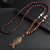 Nepal Handmade Ornament Pendant Retro Ethnic Sweater Chain Wooden Bead Necklace Long Women's Accessories Decorative Pendant