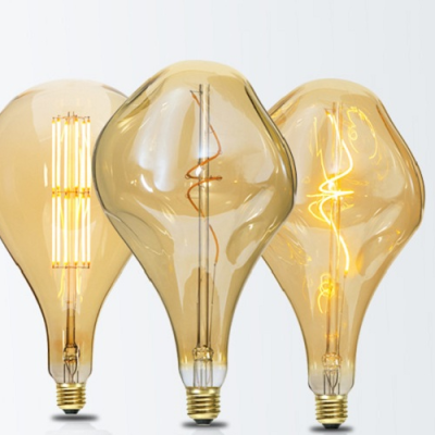 Brown Color A165 Led Flexible Soft Filament and Bulb 4 W8w Personalized Creative Decoration Bulb 220V Manufacturer