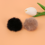 Color Imitation Rex Rabbit Hairy Ball Keychain Pendant Clothing Shoes and Hats Accessories Can Be Customized Diversified Artificial Fur Ball