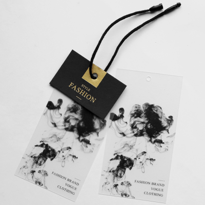 Tag Customized Plastic Hang Tag Fashion Tag Pvc Label Simple and Elegant Universal Clothing Label