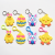 Amazon Hot Easter Christmas Keychain Fingertip Decompression Bubble Music Schoolbag Accessories Pendant