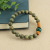 Retro Mori Style Students Bracelet Green Sandalwood Color Changing Bracelet Women's Simple Artistic Wooden Prayer Beads Personality Hand Jewelry