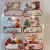 Christmas Decorations Holiday Scene Stickers Wishing Card