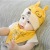 Baby Hat Spring and Autumn Thin Pure Cotton Newborn Boneless Beanie Newborn 6 Boys 0-3 Months Autumn Autumn