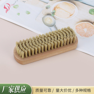 Theaceae Pig Hair Brush Clothes Cleaning Brush Soft Fur Laundry Multi-Functional Scrubbing Brush Shoe Brush Clean Clothing Brush