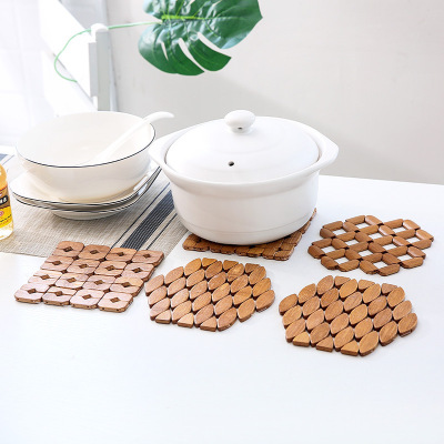 Dining Table Cushion Bowl Mat Placemat Placemat Coasters Plate Household Casserole Mat Plate Mat Placemat Bamboo Heat Proof Mat