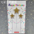 Wholesale Love Heart Five-Pointed Candle Party Supplies XINGX Gold-Plated Candle Silver Birthday Cake Candle