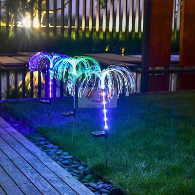 Solar Jellyfish Lamp Christmas Garden Decoration Garden Lamp Solar Colorful Fireworks Lamp