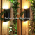 Solar up and down Wall Lamp Solar up and down Luminous Small Wall Lamp LED Solar Outdoor Garden Decoration Wall Lamp