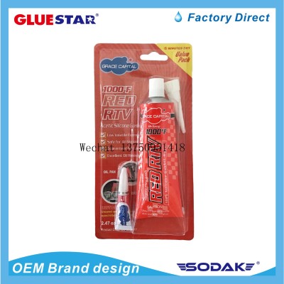 High Temperature Gasket Maker & RTV Silicone Sealant High Temp Grey RTV Silicone