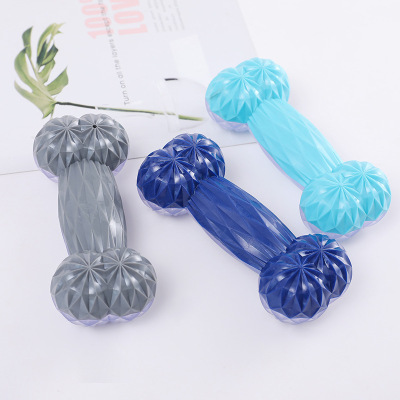 New TPR Pet Toy Bite Molar Rod Dog Toy Ball Bite-Resistant Interactive Training Item Factory Wholesale